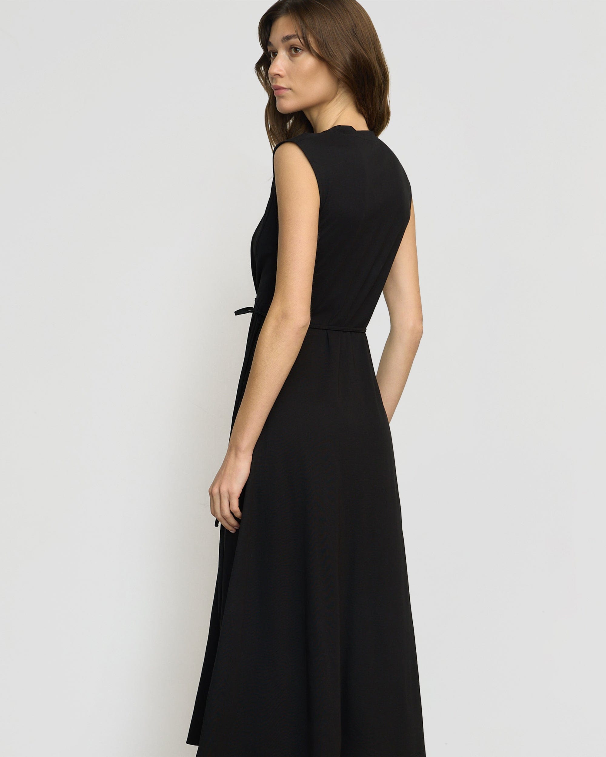 Agnes Twist-Drape Jersey Dress - Image 6
