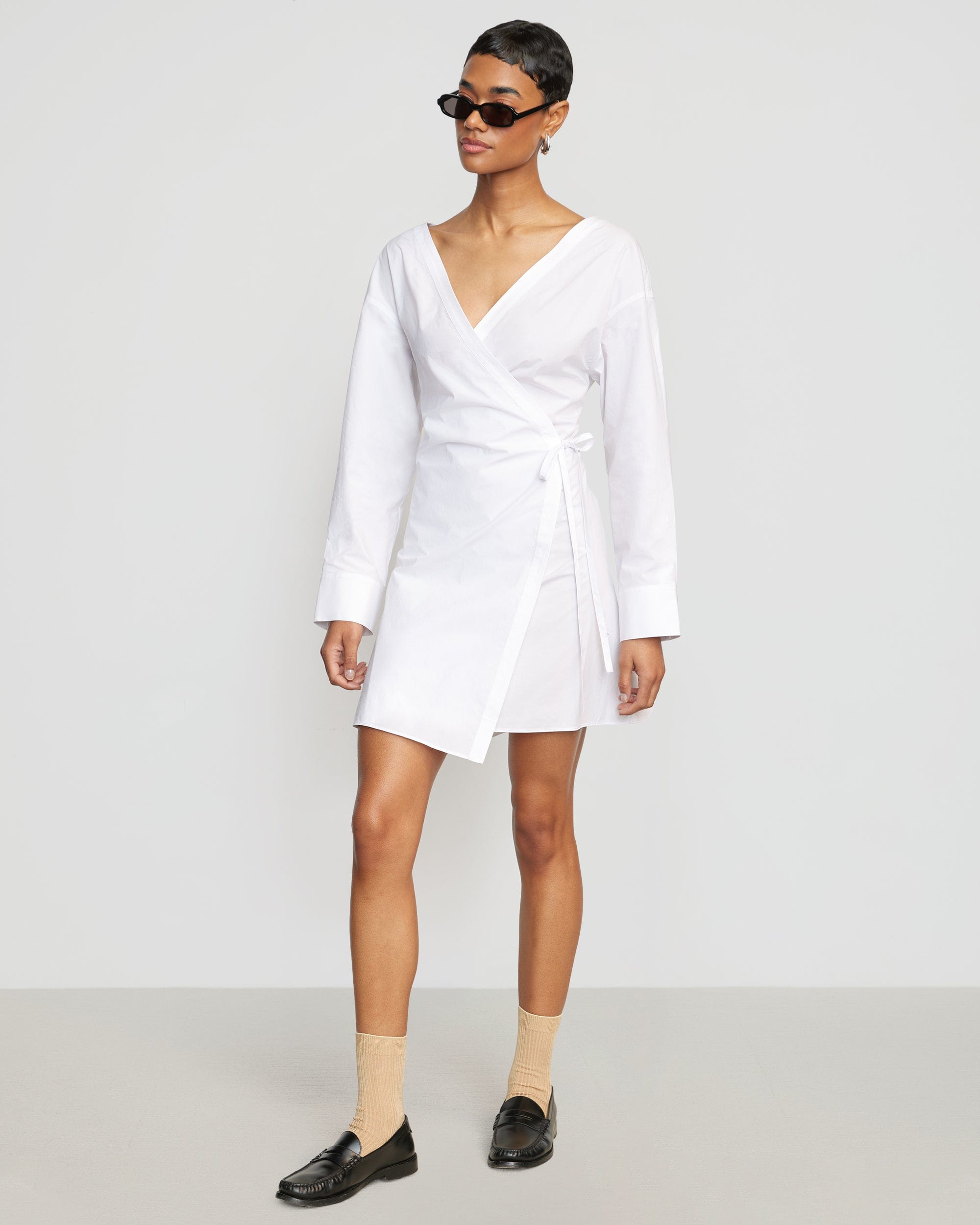 Ari V-Neck Wrap Dress - Image 3