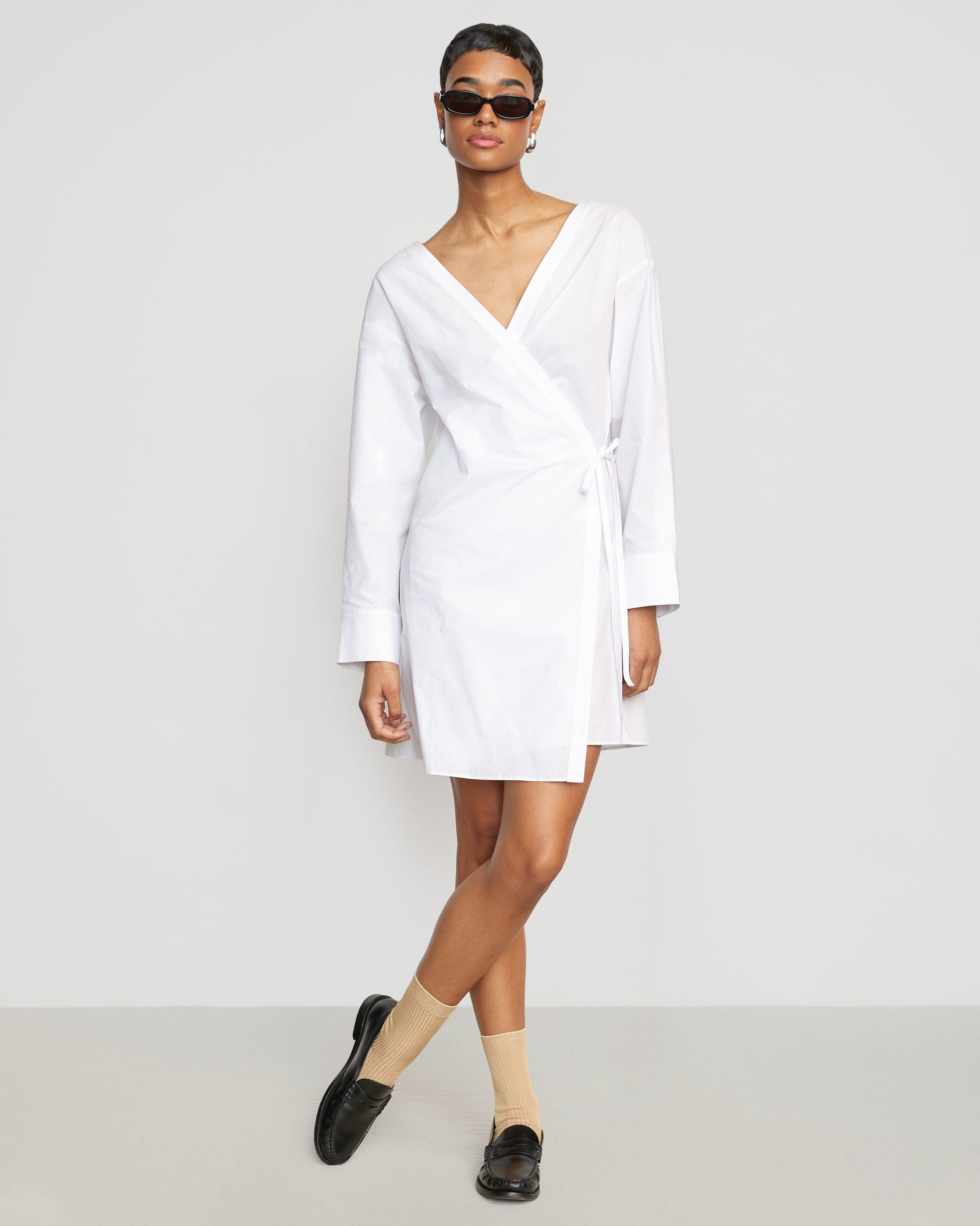 Ari V-Neck Wrap Dress - Image 5