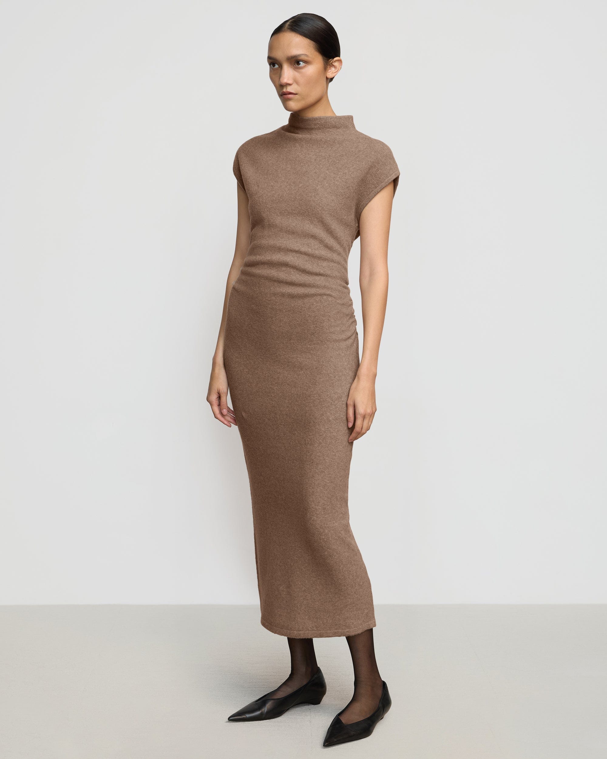 Caspia Mock-Neck Sweater Dress - Image 4