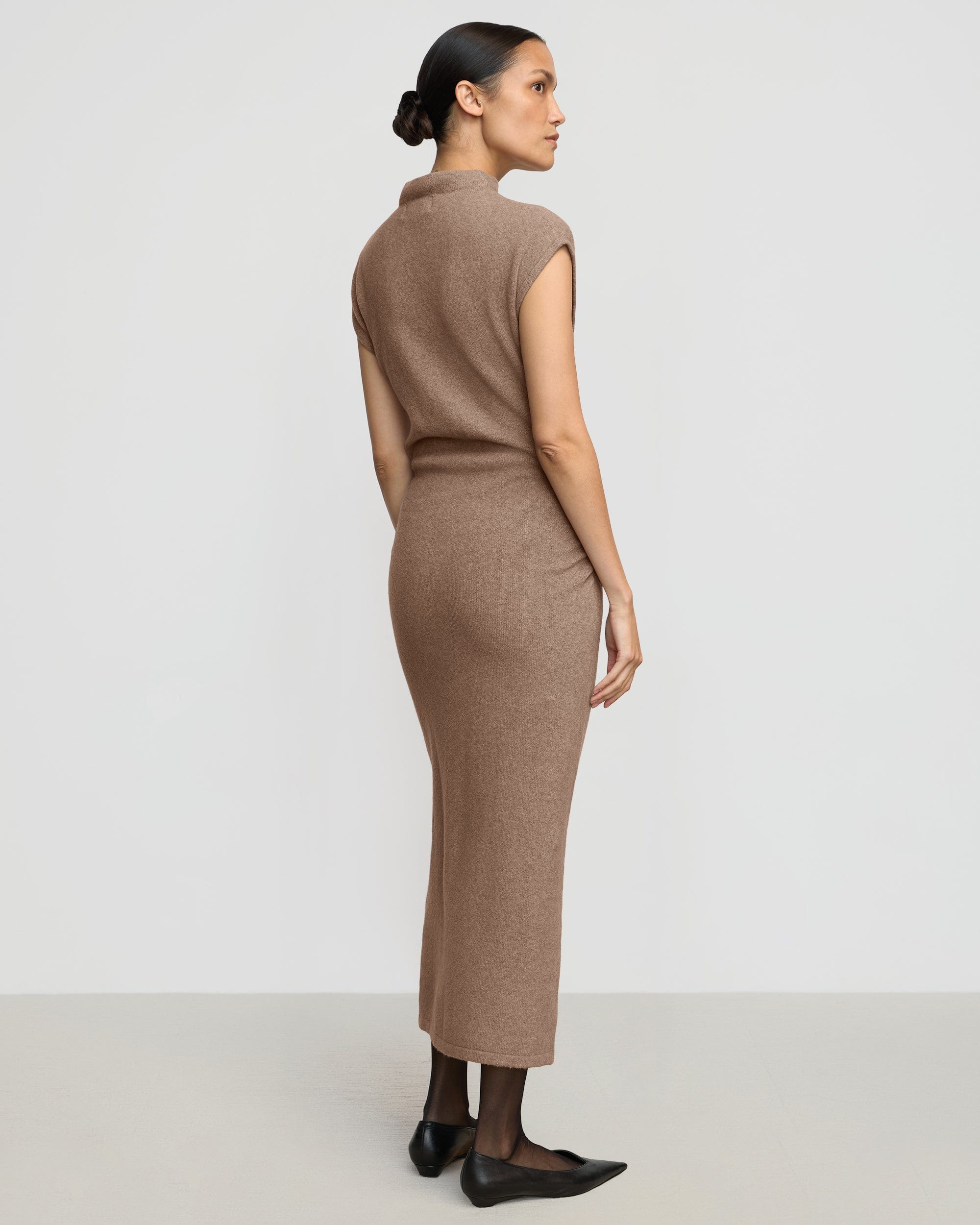 Caspia Mock-Neck Sweater Dress - Image 5
