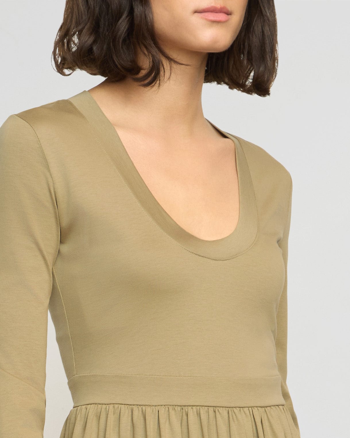 Cherie U-Neck Jersey Dress - Image 3