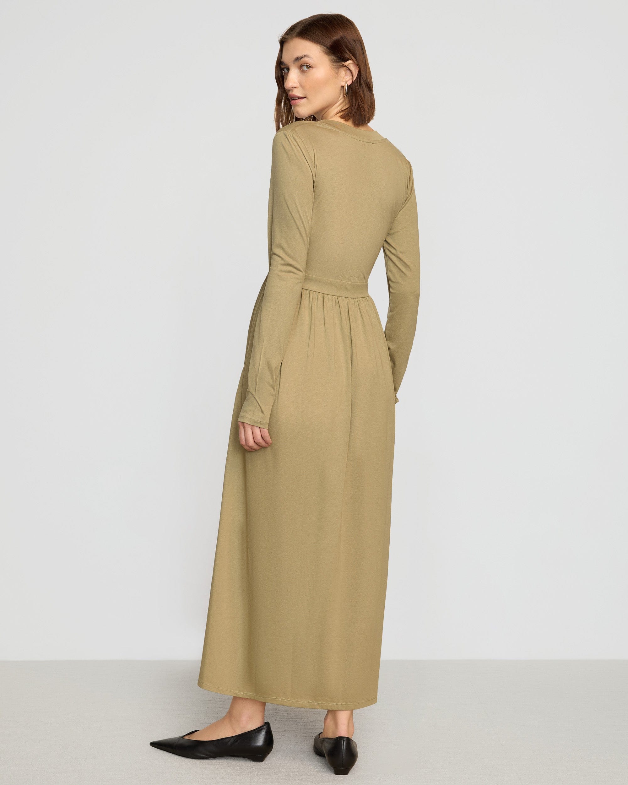 Cherie U-Neck Jersey Dress - Image 7