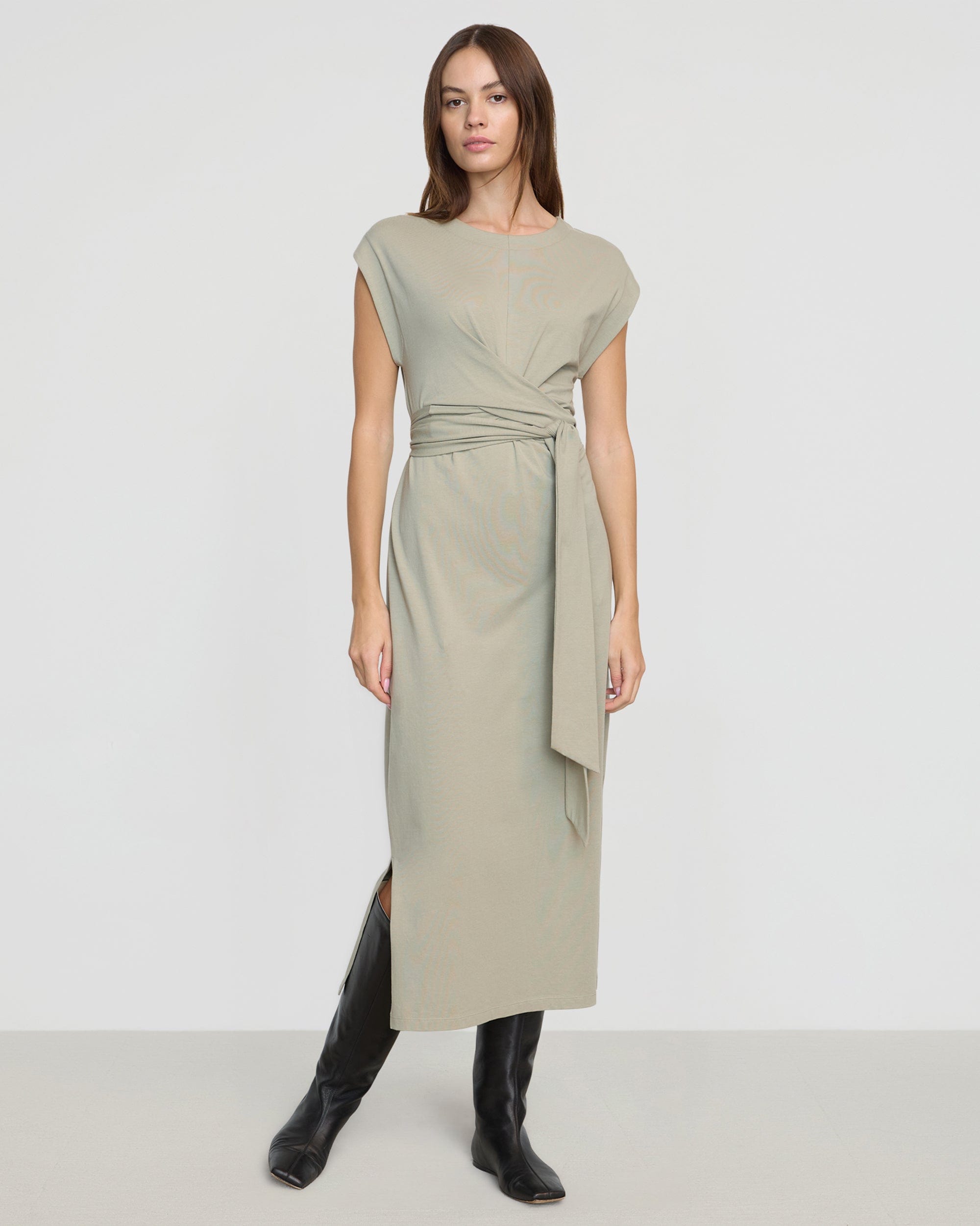 Fei Tie-Front Organic Cotton Dress - Image 2