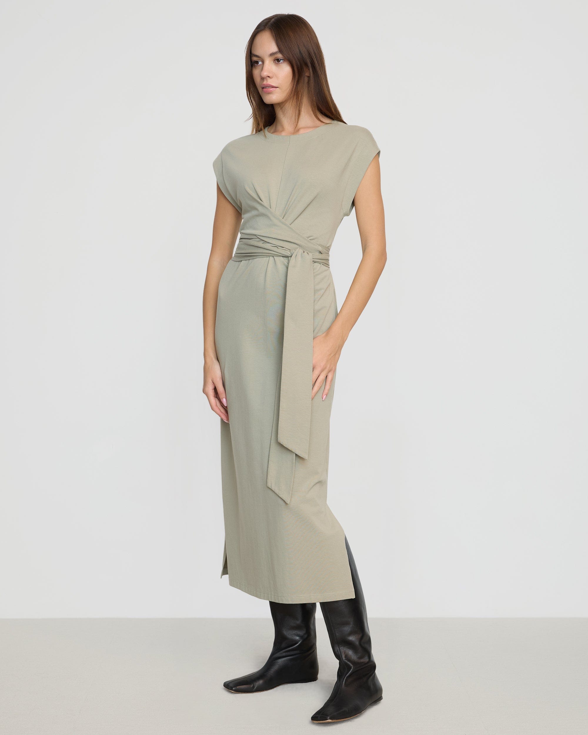 Fei Tie-Front Organic Cotton Dress - Image 4