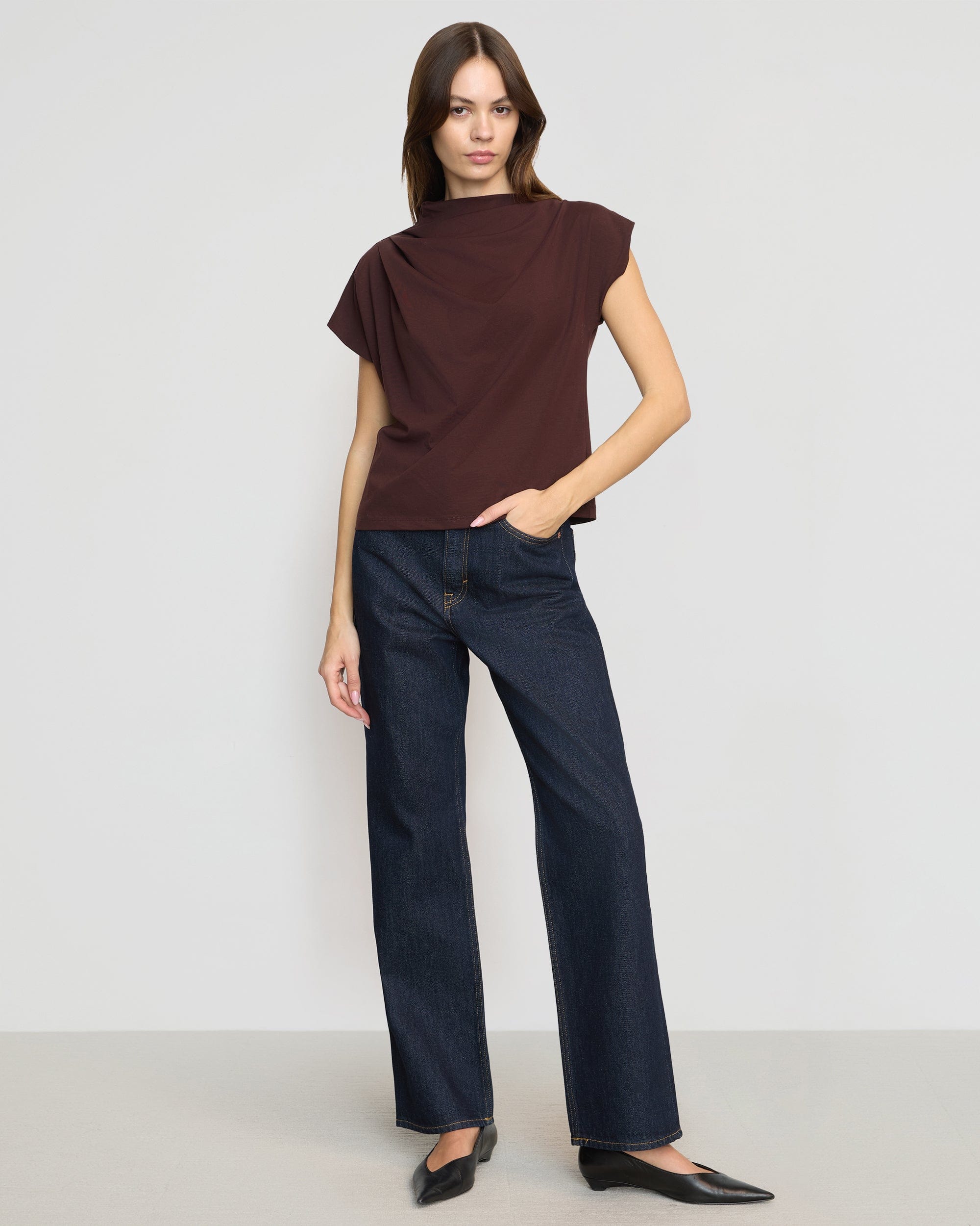 Kenny Asymmetric-Neck Tee - Image 2