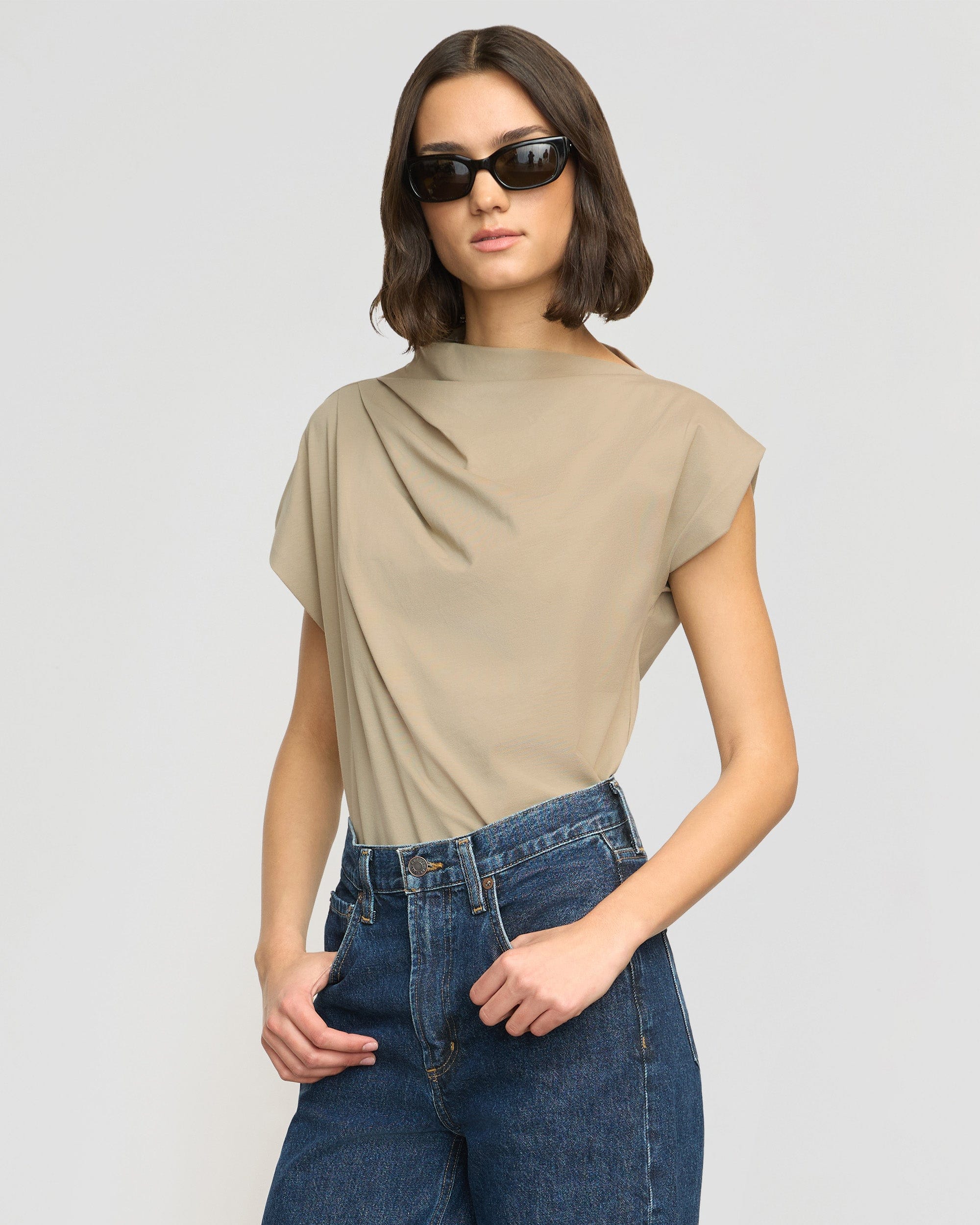 Kenny Asymmetric-Neck Tee - Image 2