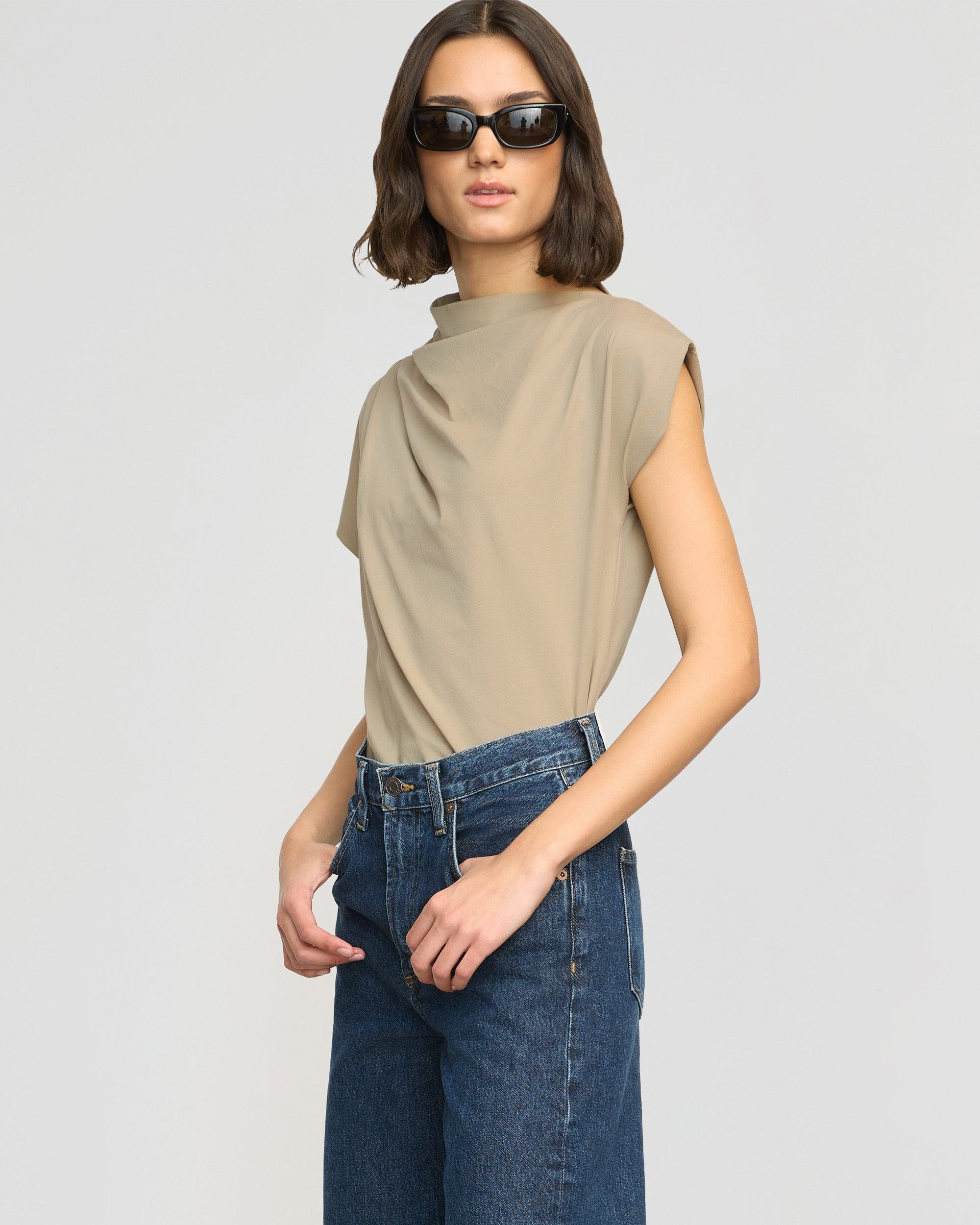 Kenny Asymmetric-Neck Tee - Image 5