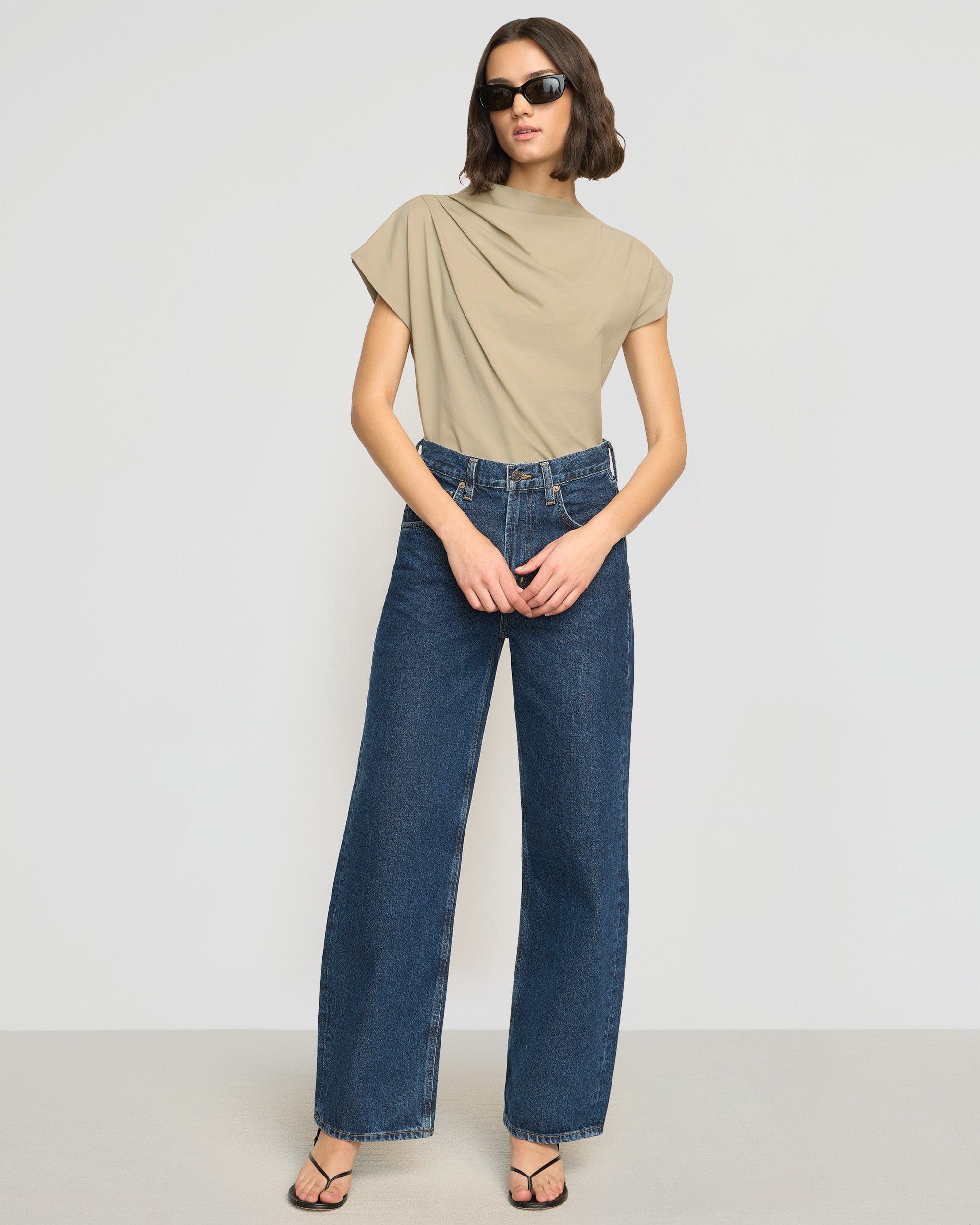 Kenny Asymmetric-Neck Tee - Image 6