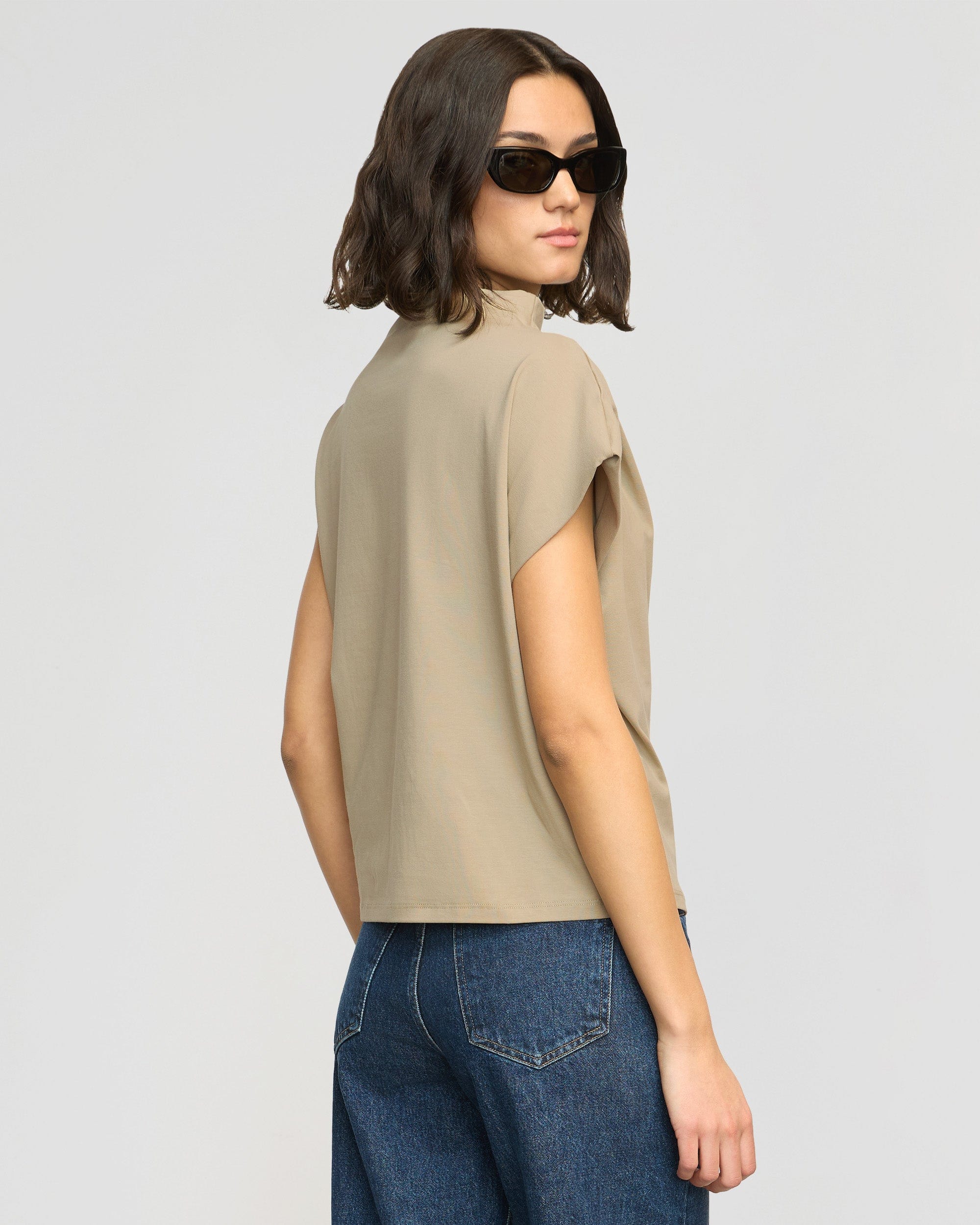 Kenny Asymmetric-Neck Tee - Image 7