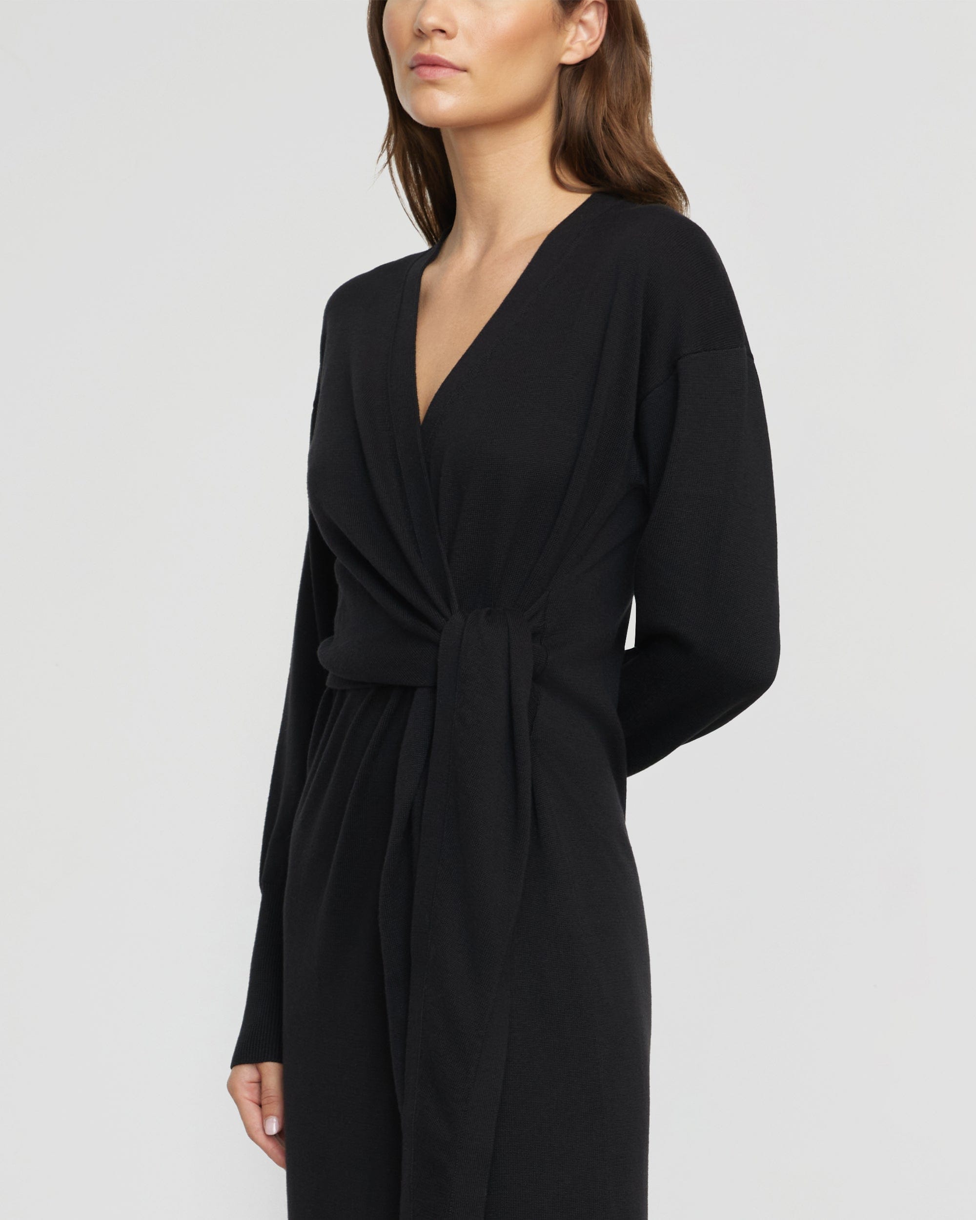 Linden Front-Wrap Sweater Dress - Image 3