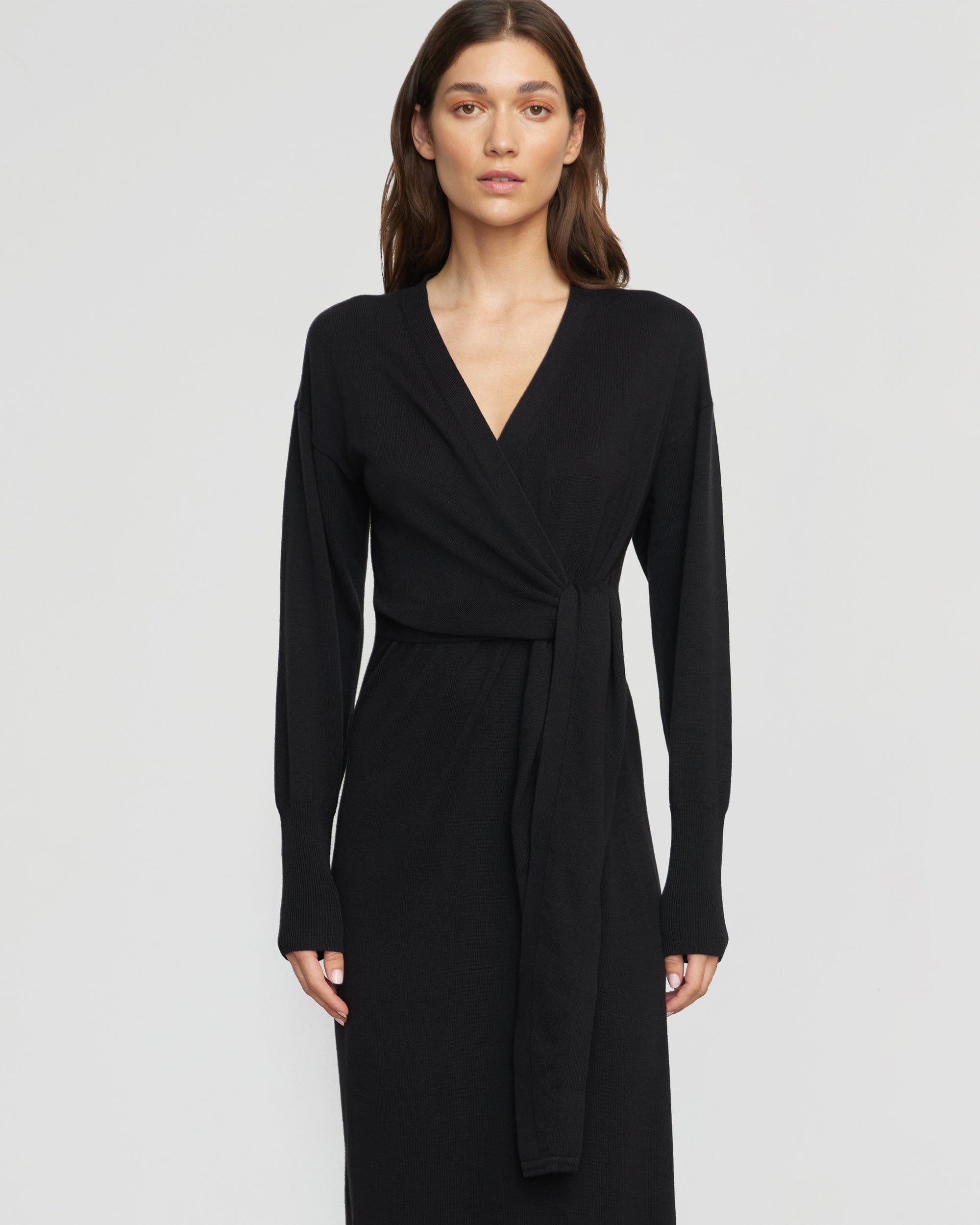 Linden Front-Wrap Sweater Dress - Image 5