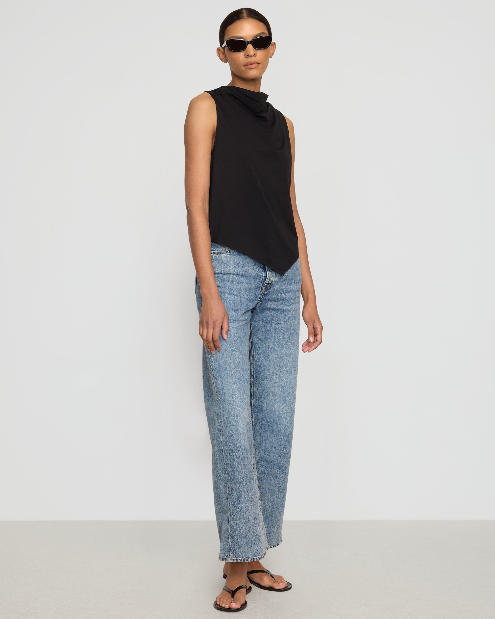 Marjorie Asymmetric-Hem Tee - Image 5