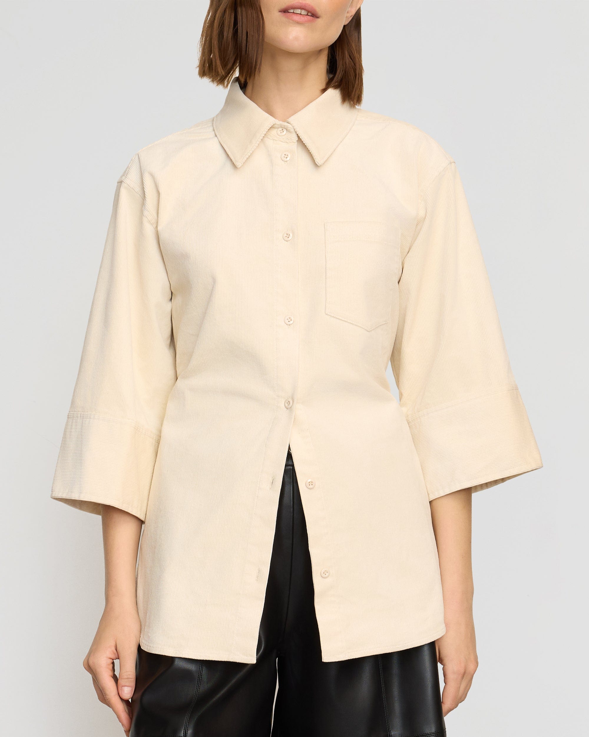 Remi Corduroy Button Shirt - Image 8