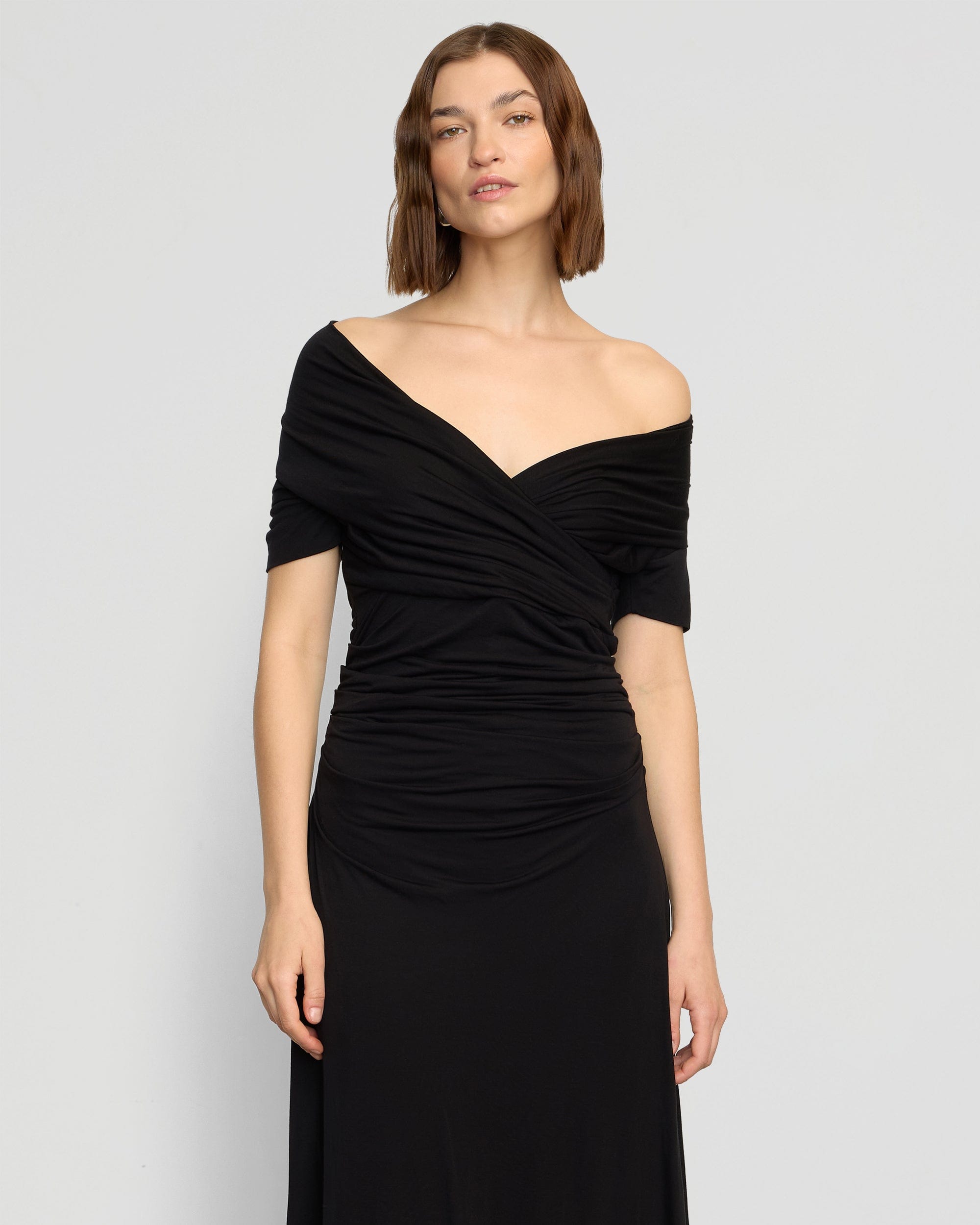 Thilda Ruched Off-Shoulder Dress - Image 3