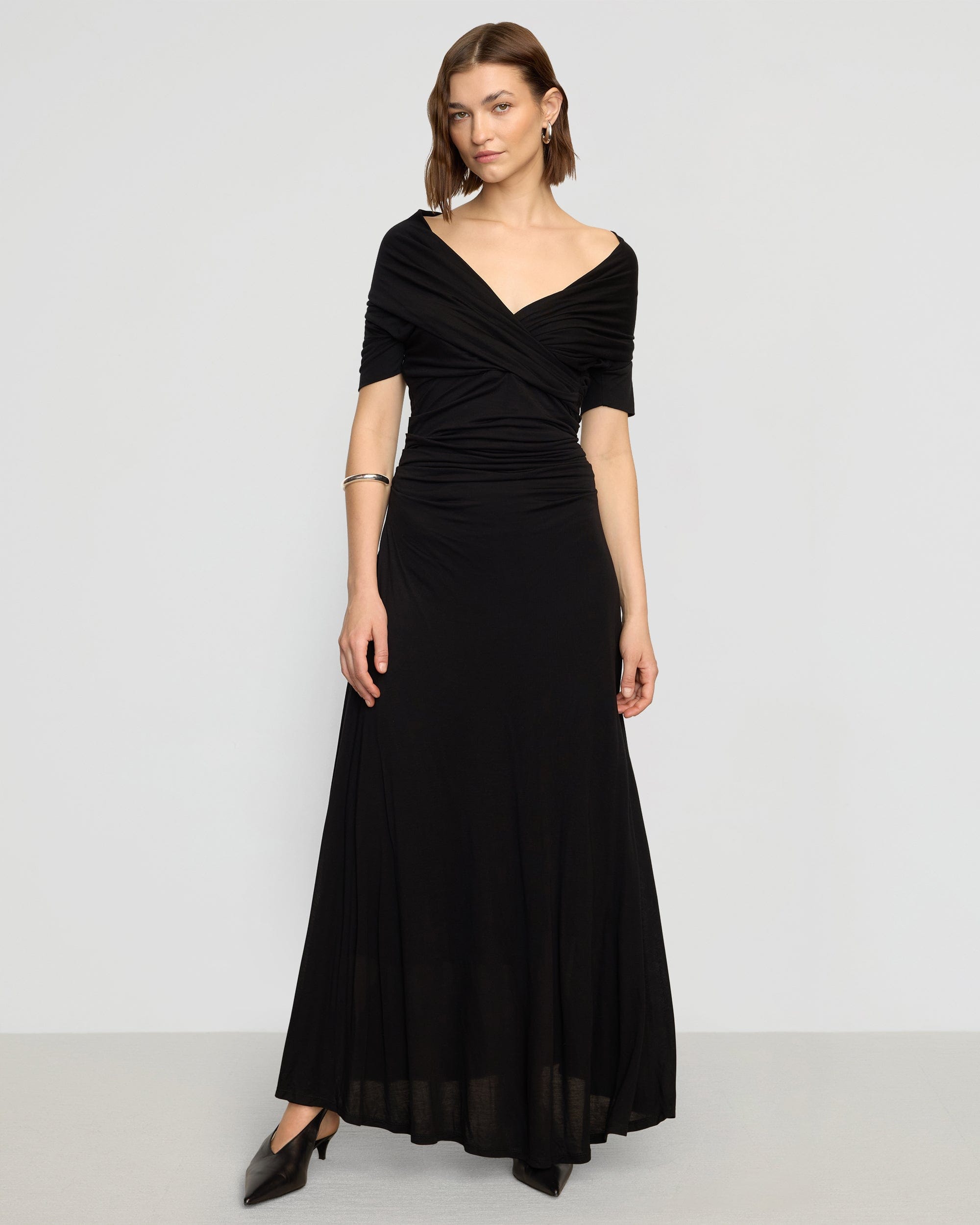 Thilda Ruched Off-Shoulder Dress - Image 4