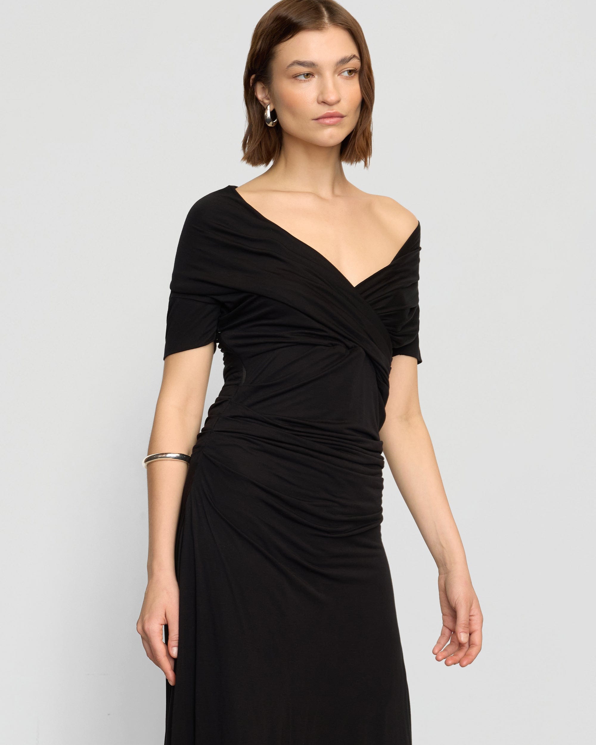 Thilda Ruched Off-Shoulder Dress - Image 5