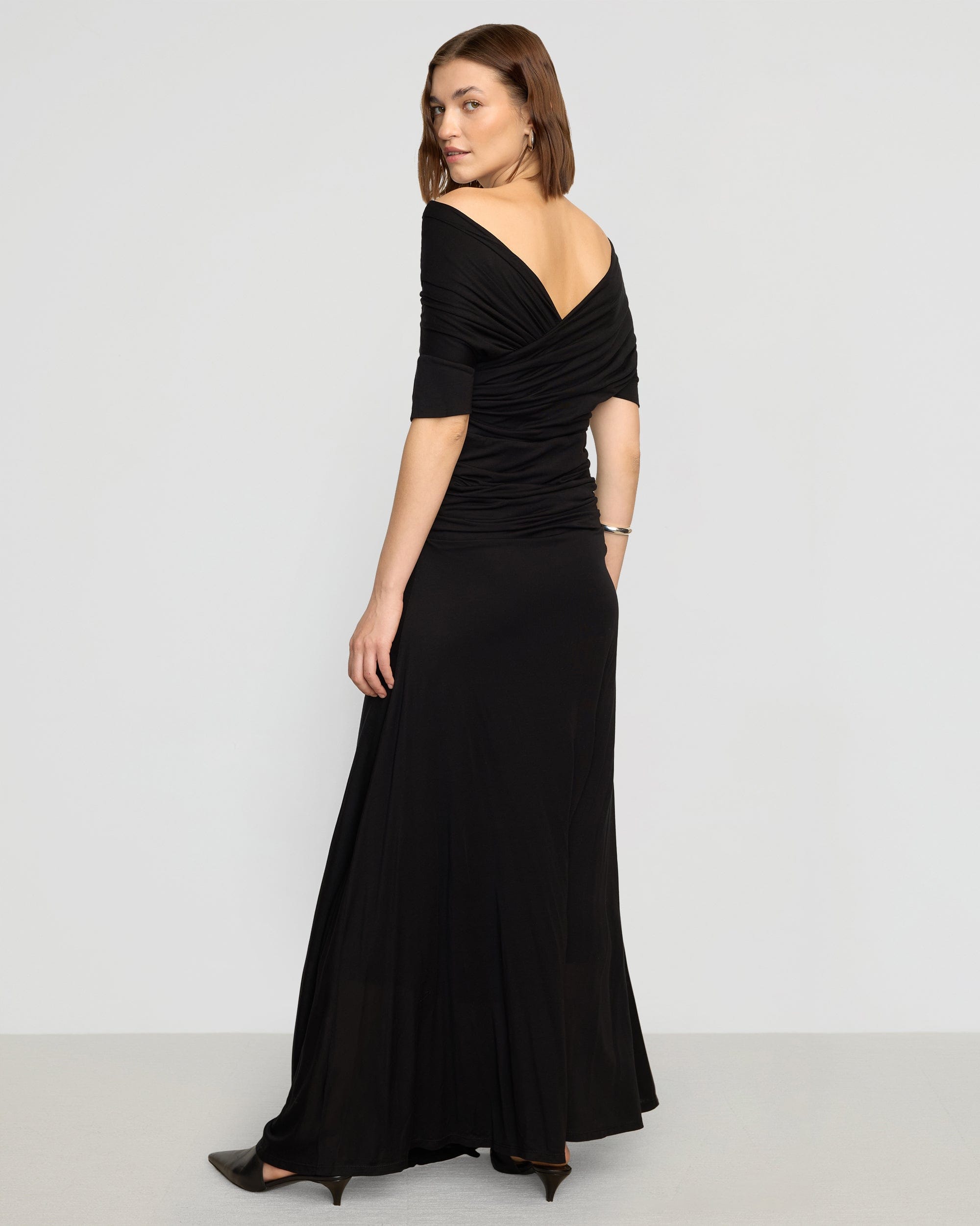Thilda Ruched Off-Shoulder Dress - Image 7