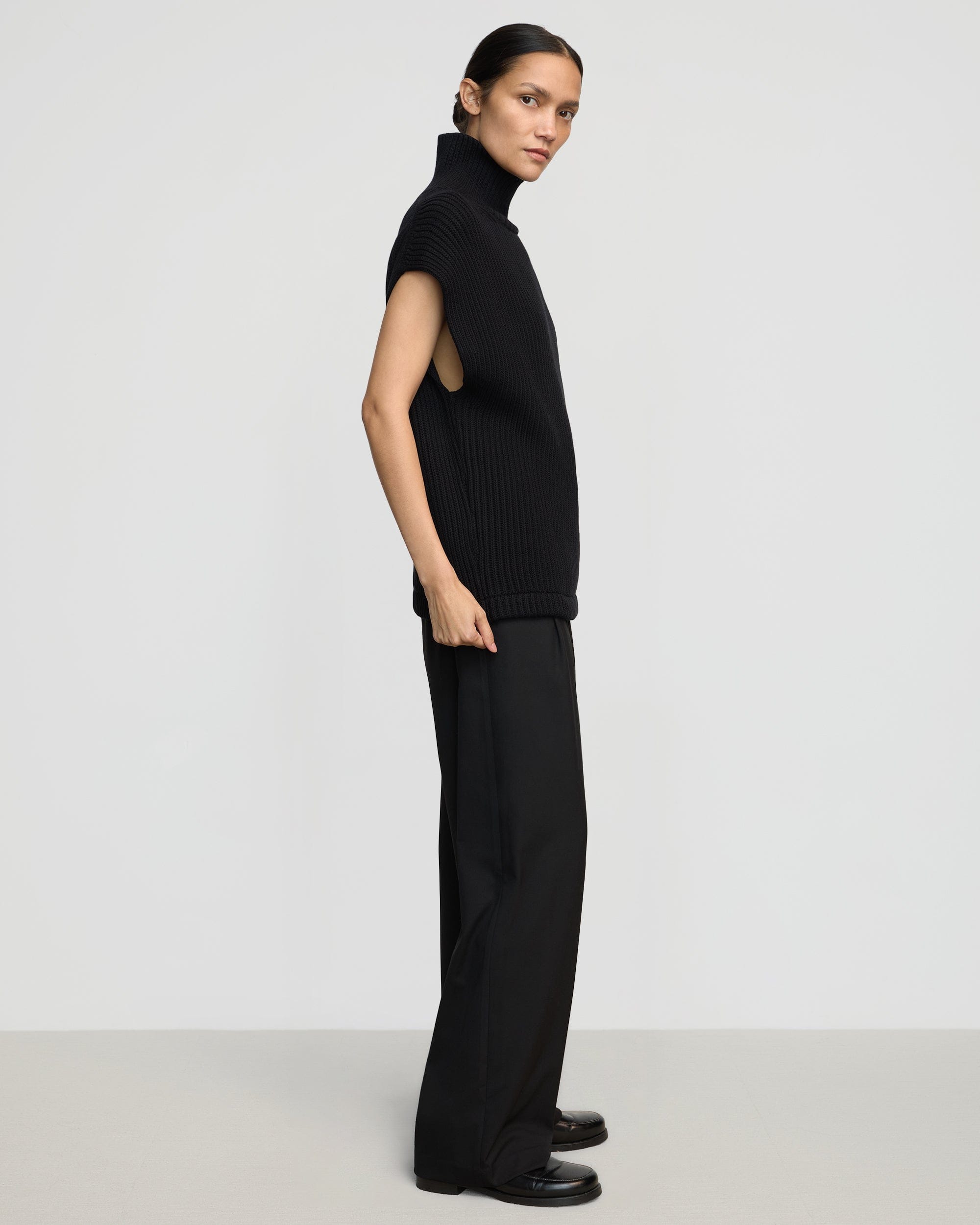 Tully Organic Cotton Turtleneck Vest - Image 5
