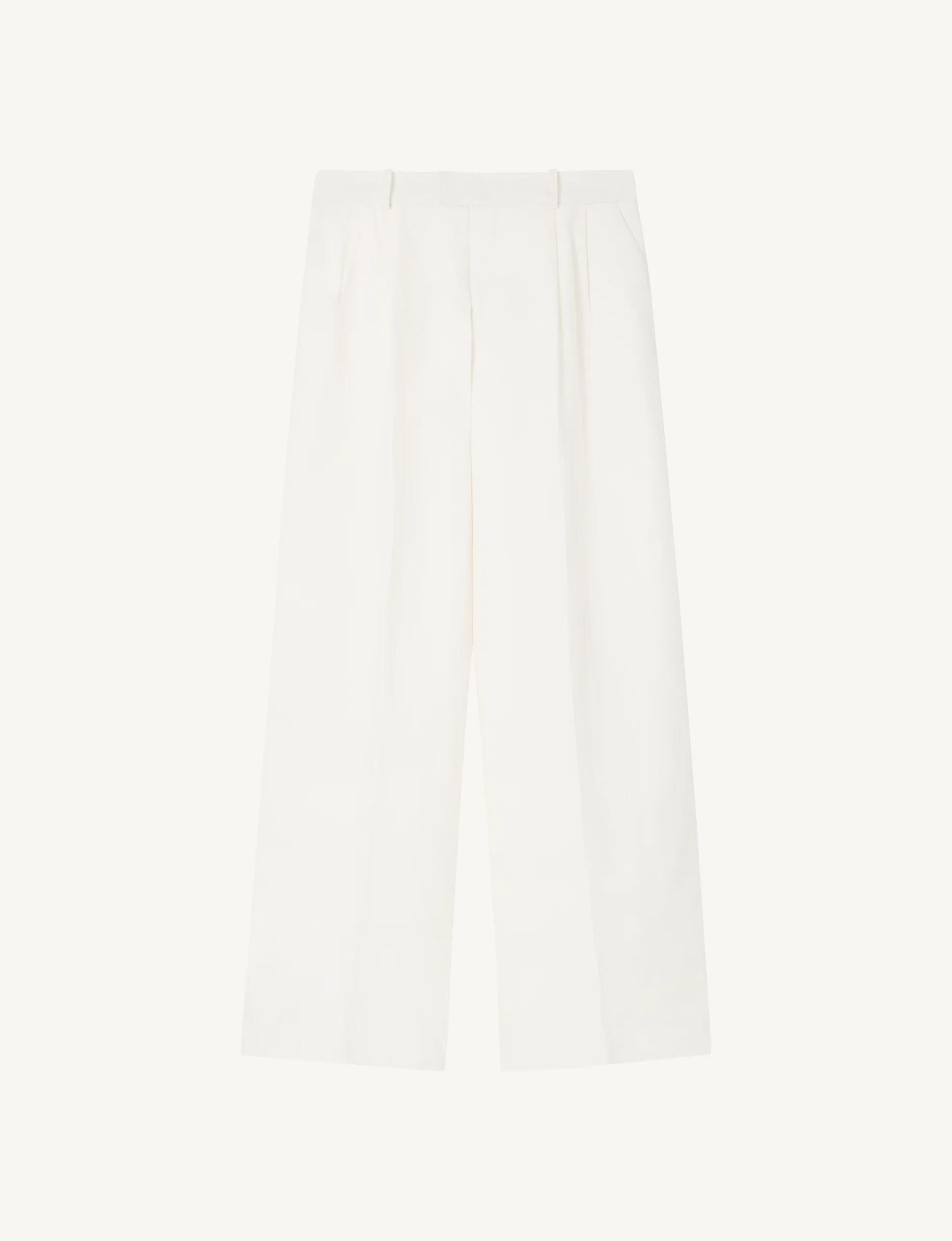 Rampling Trouser: Linen, Ivory - Image 2