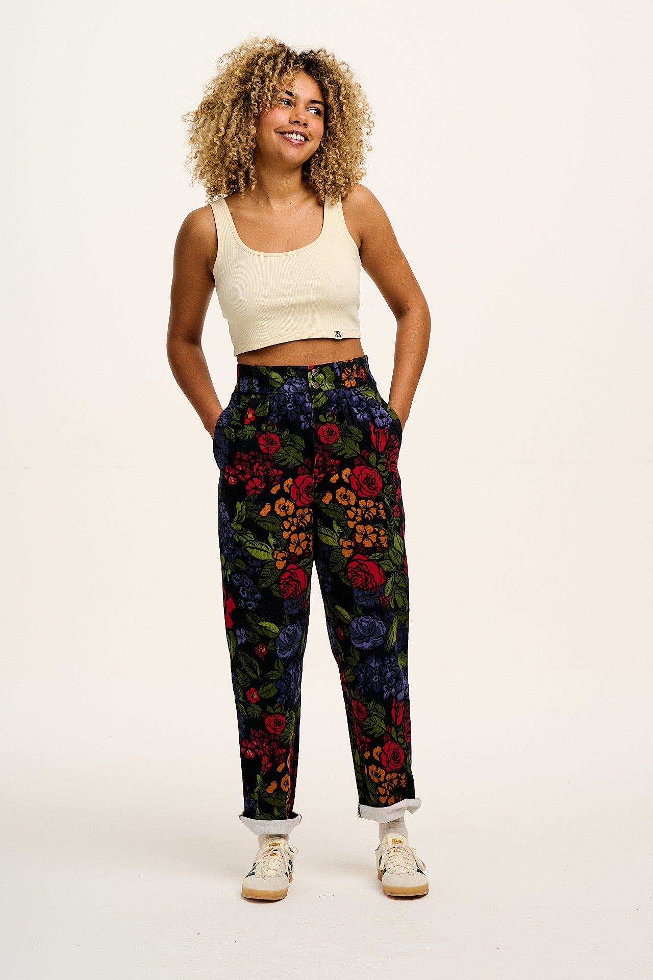 Addison - Cotton Jeans in Maria Print - Image 6