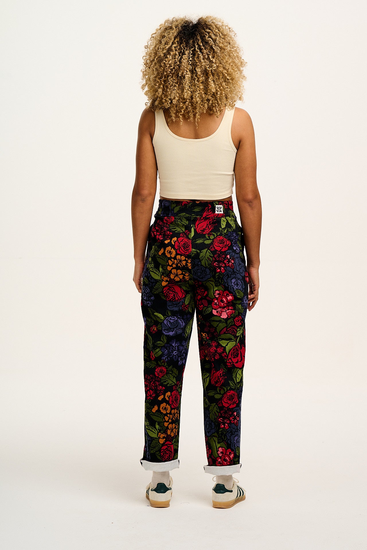 Addison - Cotton Jeans in Maria Print - Image 8