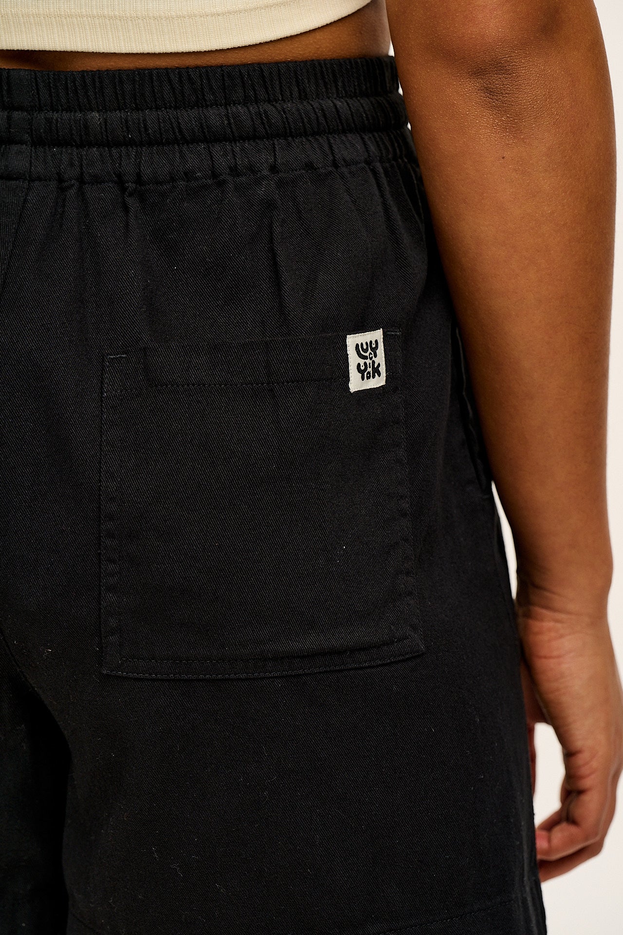 Charlie - Cotton Shorts in Black - Image 6