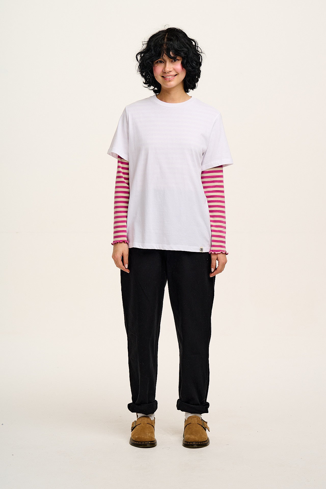 Addison - Cotton Jeans in Black - Image 7