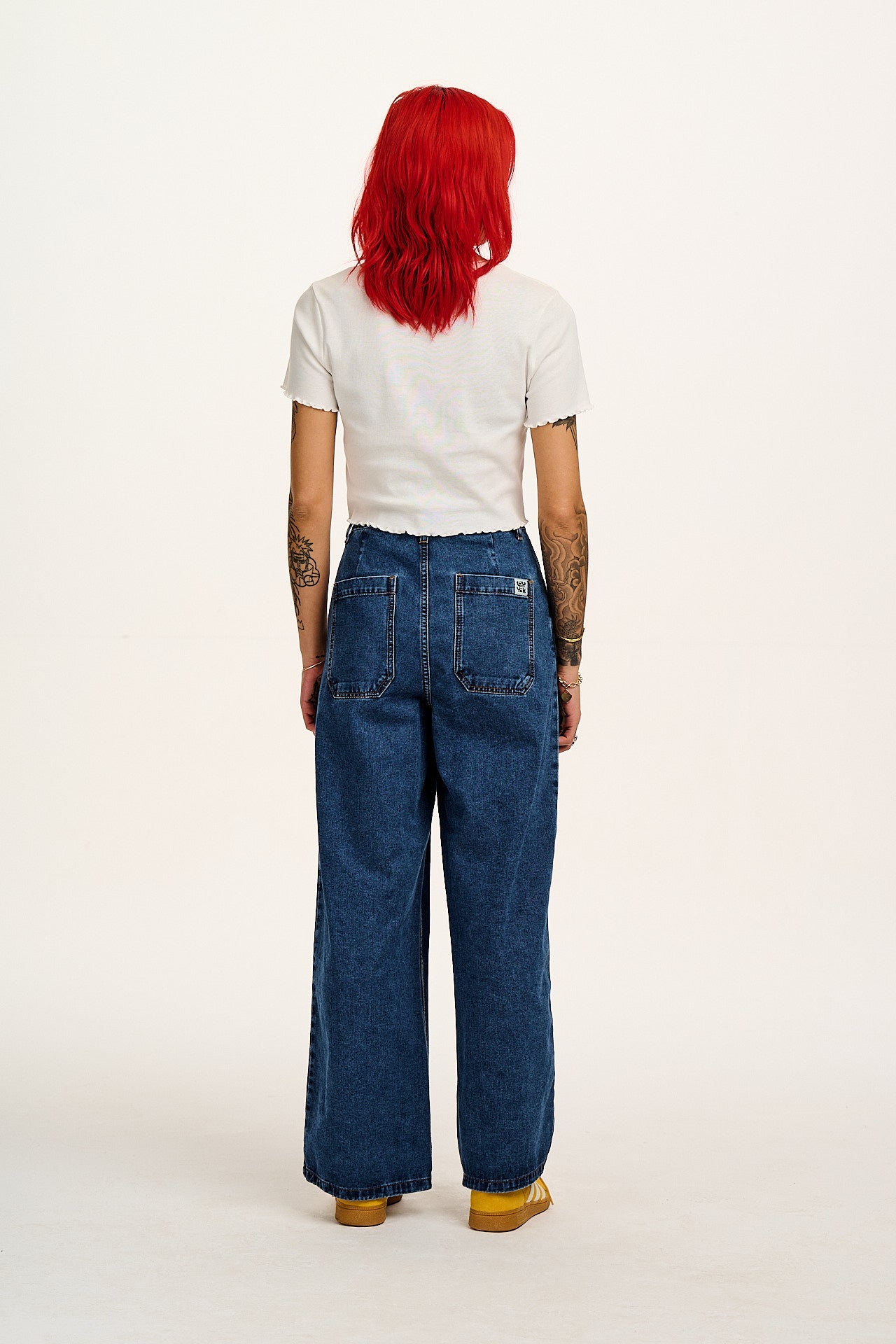 Greta - Cropped Cotton Top in Ecru - Image 5
