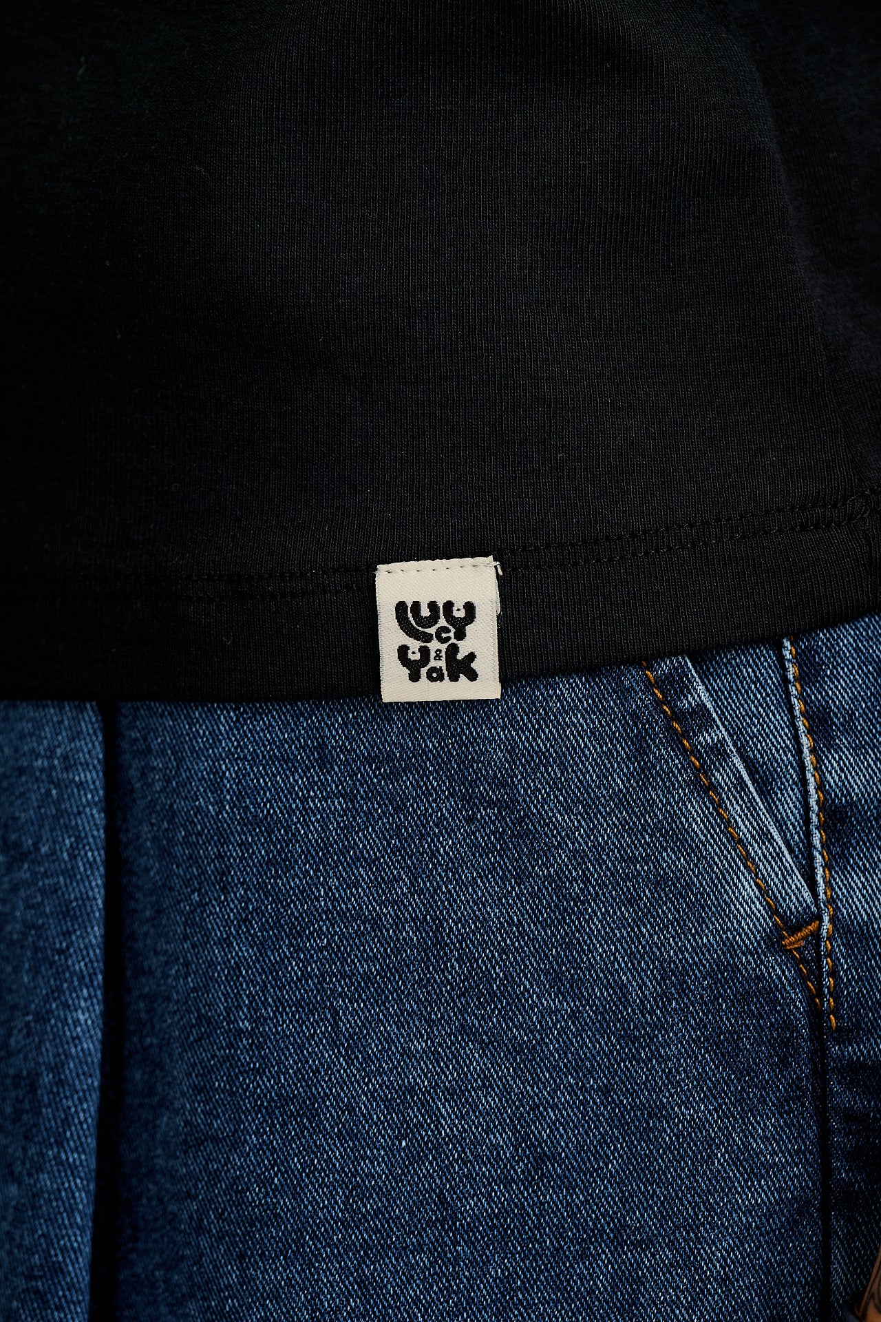Maya - Cotton Tee in Black Leopard Print - Image 6