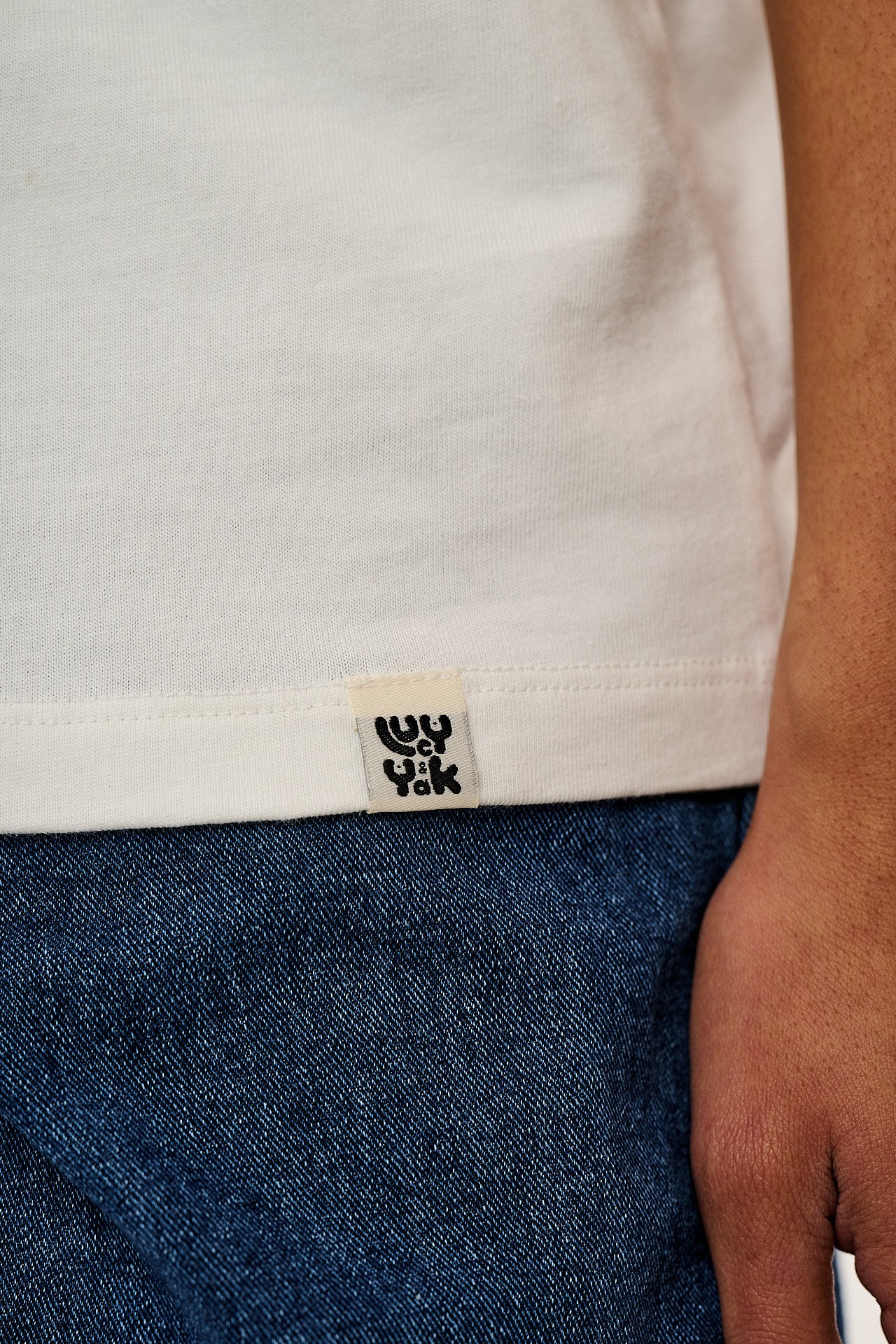 Denver - Cotton Tee in Stay Wavy Print - Image 3
