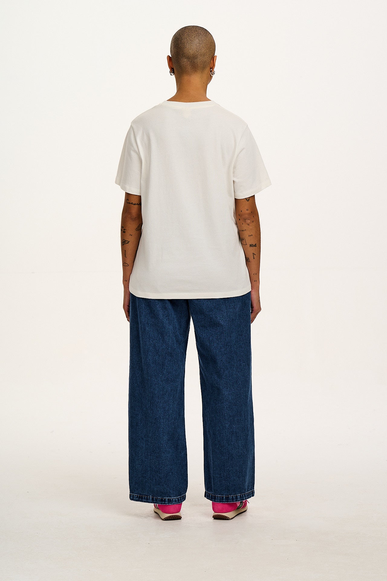 Denver - Cotton Tee in Stay Wavy Print - Image 7