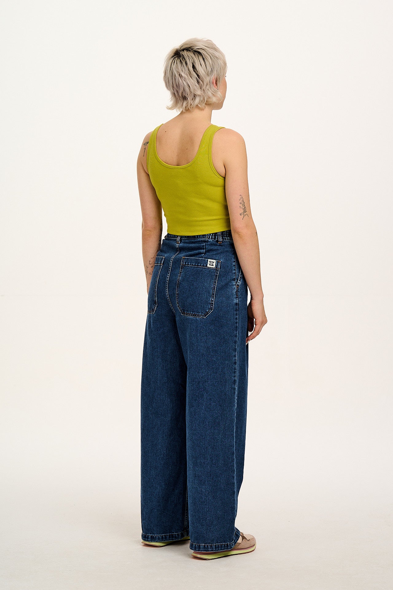 Josy - Vest Top in Apple Green - Image 5