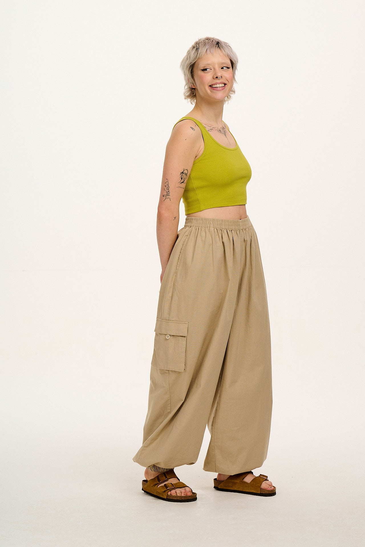 Josy - Vest Top in Apple Green - Image 6