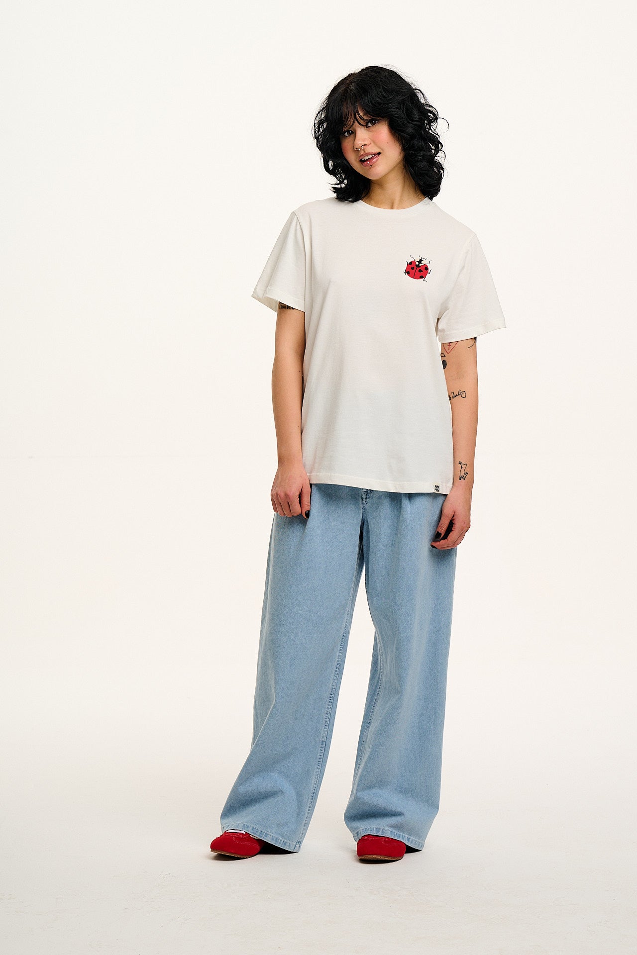 L.E. Denver - Cotton Tee in Artist Print by Esmé Taylor - Image 6