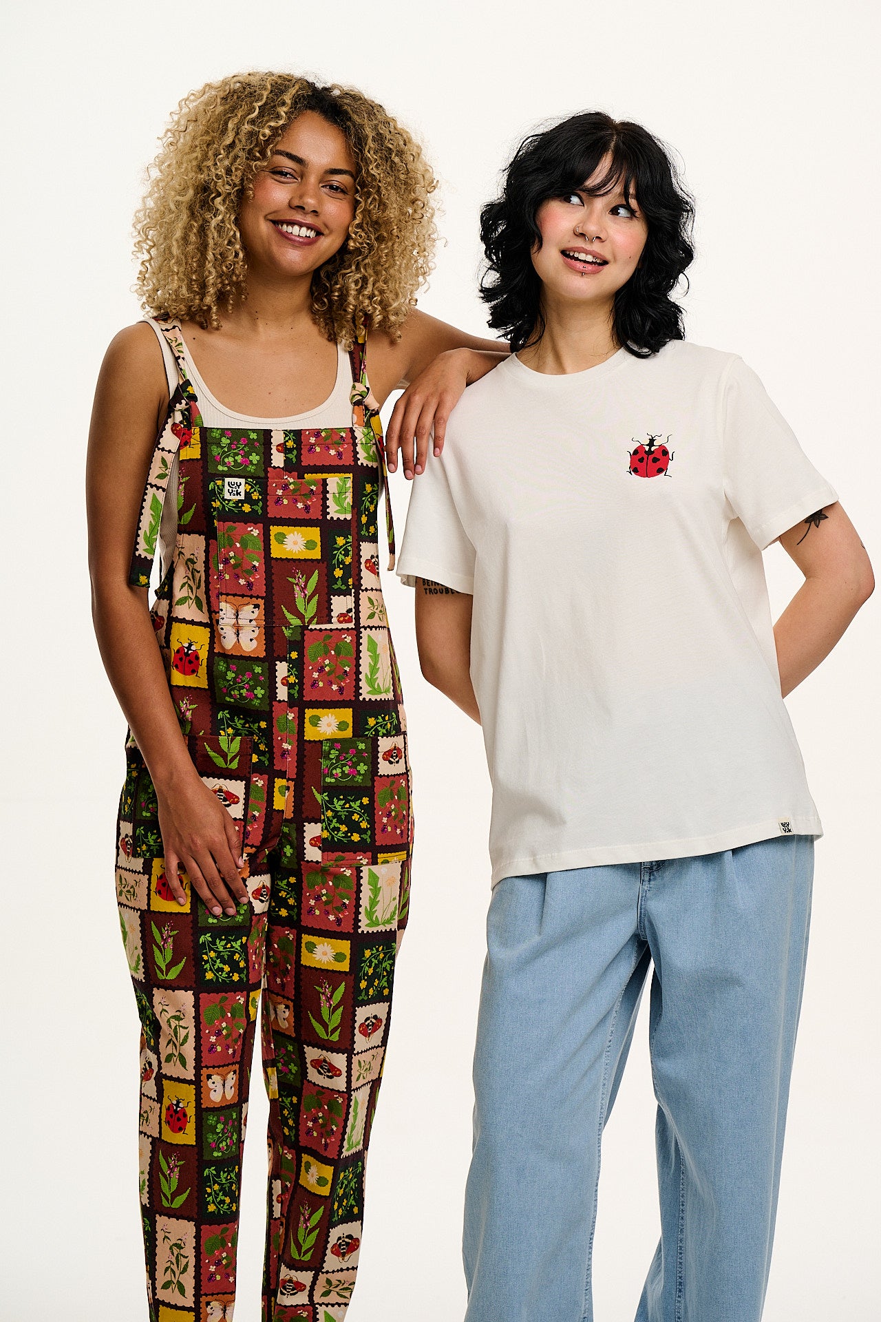 L.E. Denver - Cotton Tee in Artist Print by Esmé Taylor - Image 3