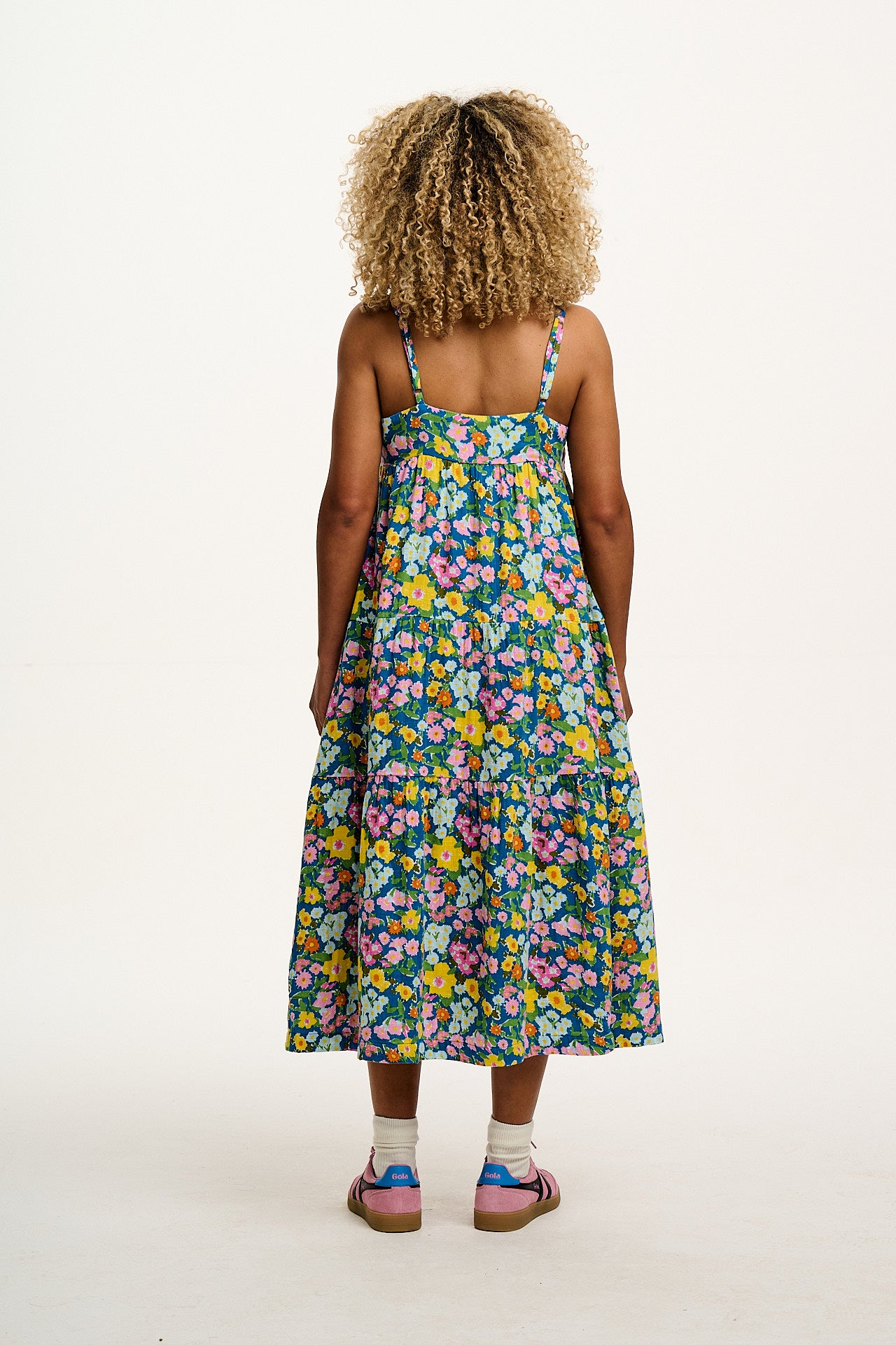 Mable - Maxi Dress in Island Blooms Scribbled Floral Print - Image 11
