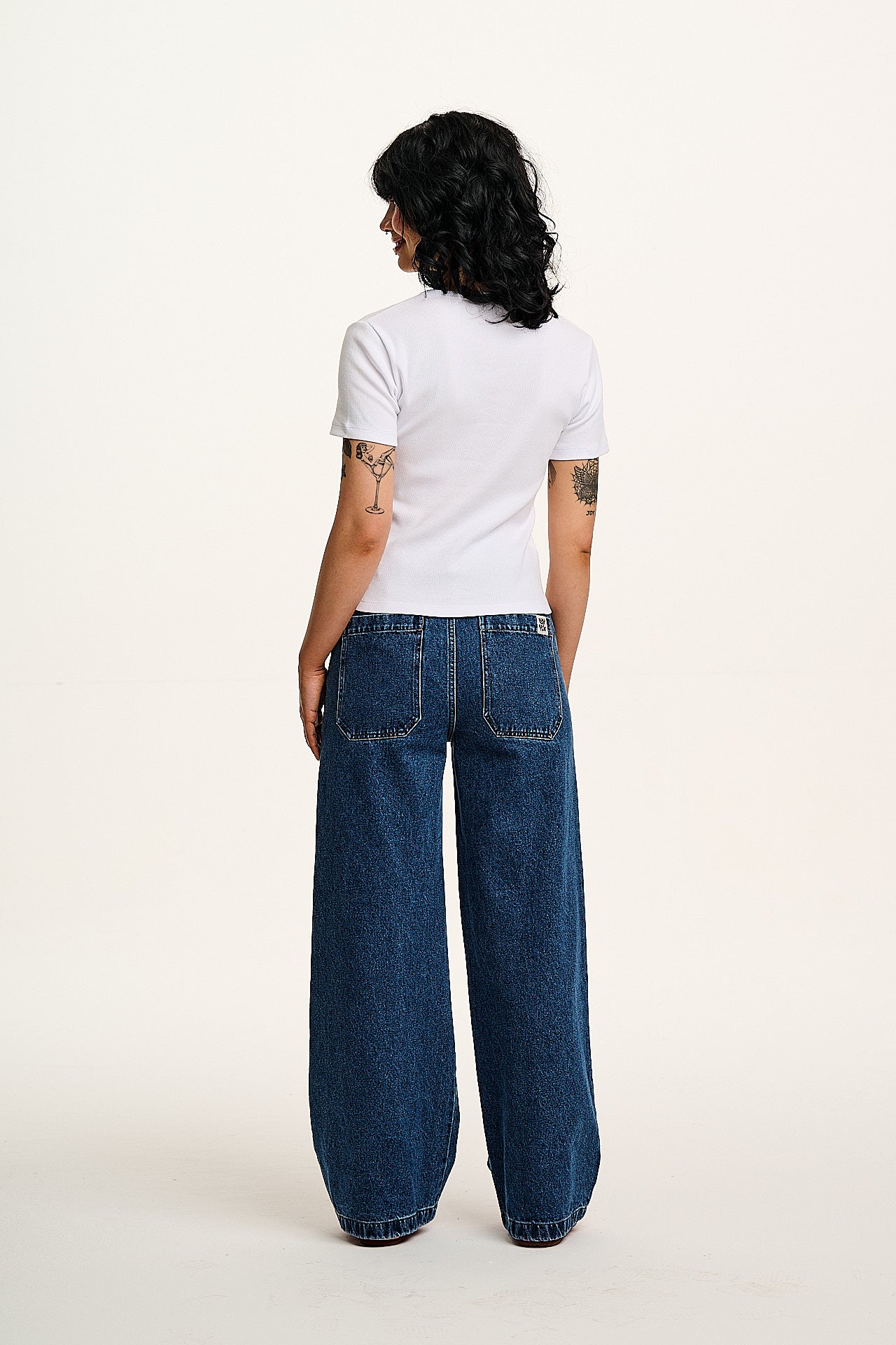 Gracie - Cotton Tee in White - Image 4