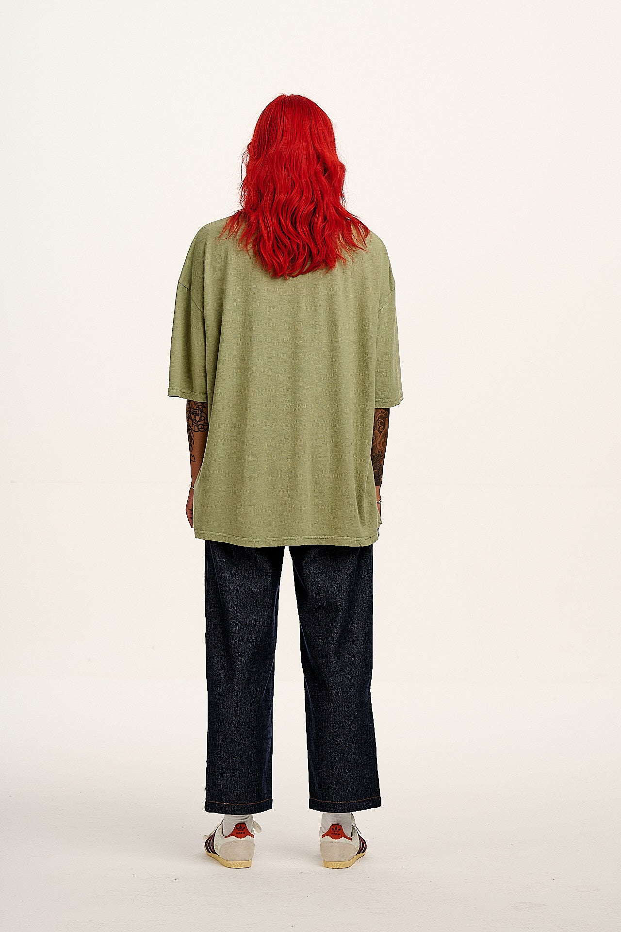 Toulon - Short Sleeve Pocket Tee in Sage Green - Image 5
