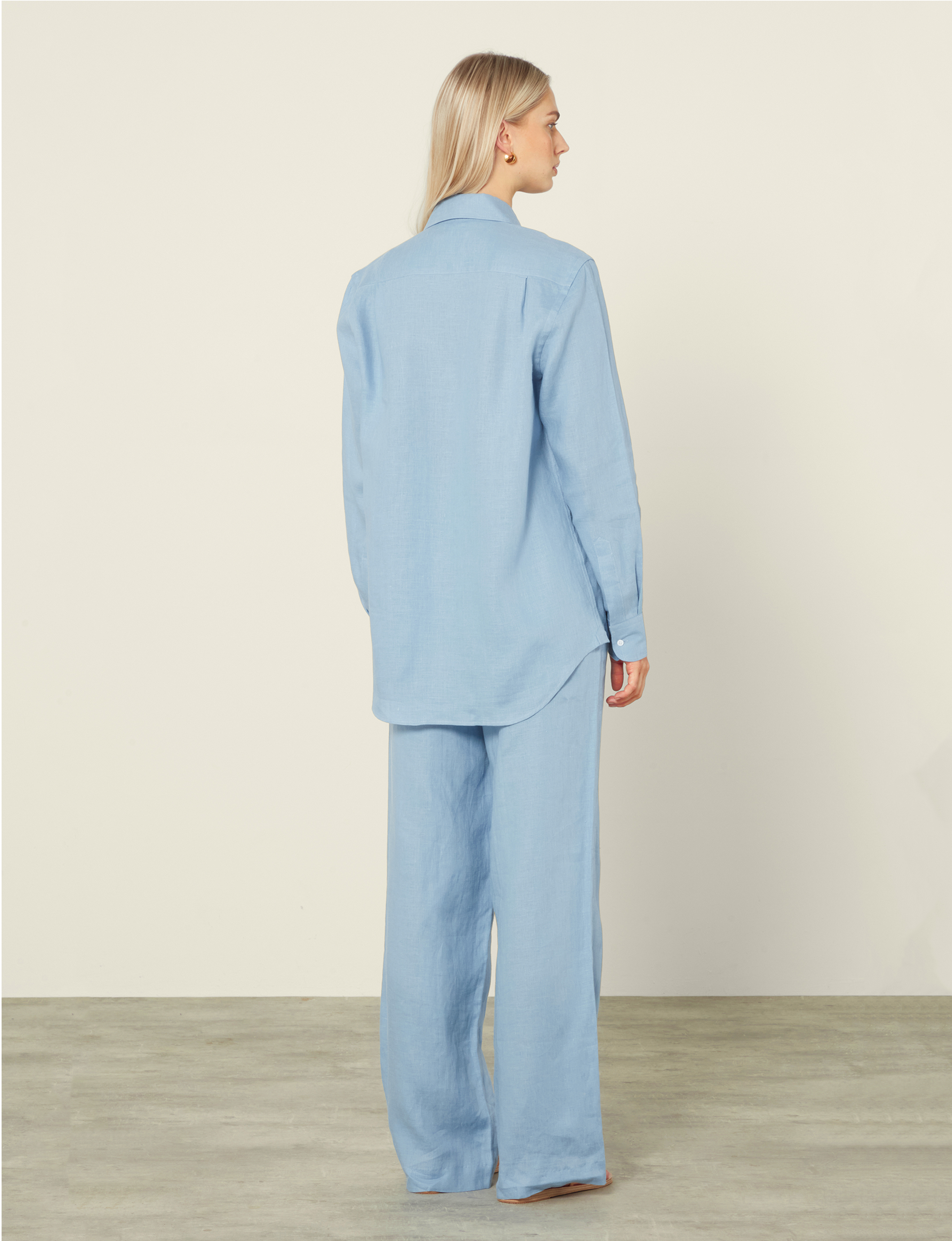 The Palazzo: Linen, Storm Blue - Image 5
